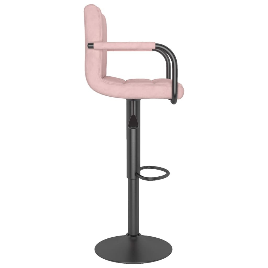Roze Fluwelen Barkrukken (2 stuks) - 35% Korting