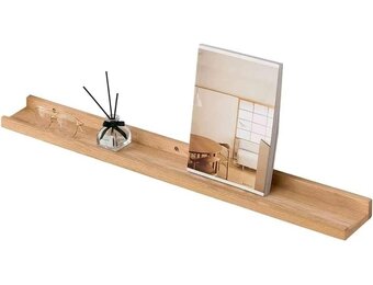 Zwevende Eiken Houten Wandplank 90cm - 35% Korting!