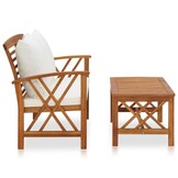 Houten Loungeset met Kussens - 35% Korting!