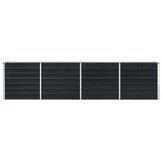 Verhoogd Plantenbed 320x40x77cm - Antraciet Staal (54% Korting!)
