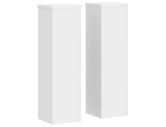 vidaXL Plantenstandaards Hout Wit 2 st - 33% Korting