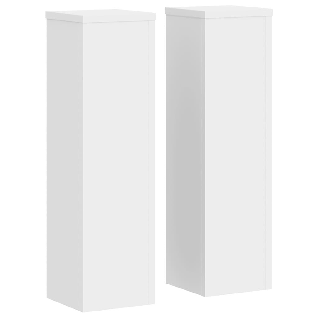 vidaXL Plantenstandaards Hout Wit 2 st - 33% Korting