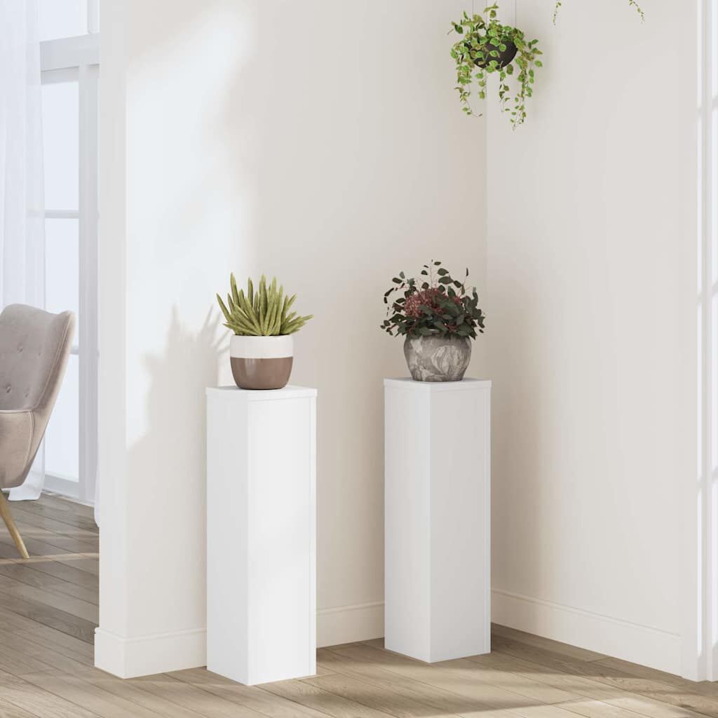 vidaXL Plantenstandaards Hout Wit 2 st - 33% Korting