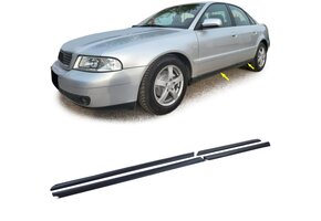 4-delige zwarte deurstootlijsten Audi A4 B5 (1994-2001) - 56% korting