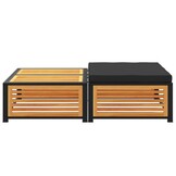 VidaXL Tuintafel met Kruk Massief Acaciahout - 35% Korting