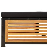 VidaXL Tuintafel met Kruk Massief Acaciahout - 35% Korting