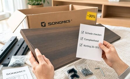 Songmics meubels via retour: ervaringen en kwaliteitscheck