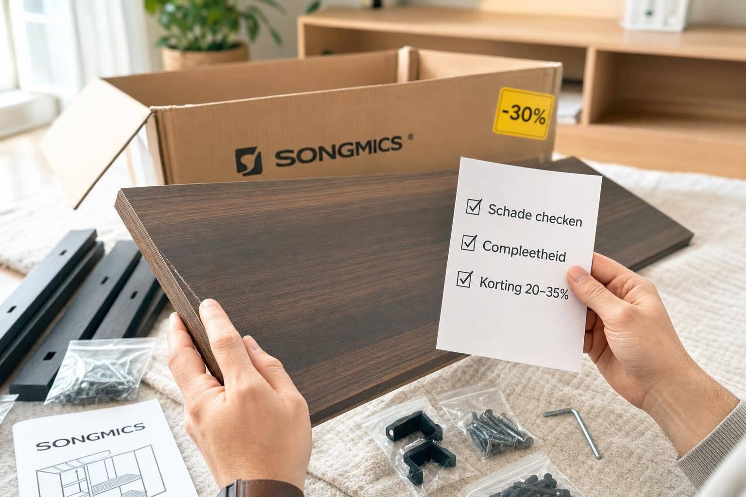 Songmics meubels via retour: ervaringen en kwaliteitscheck