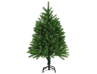 vidaXL Kunstkerstboom met levensechte naalden 120 cm groen