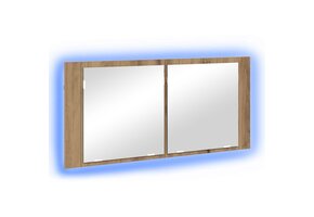 LED Spiegelkast Artisanaal Eiken - 40% Korting!