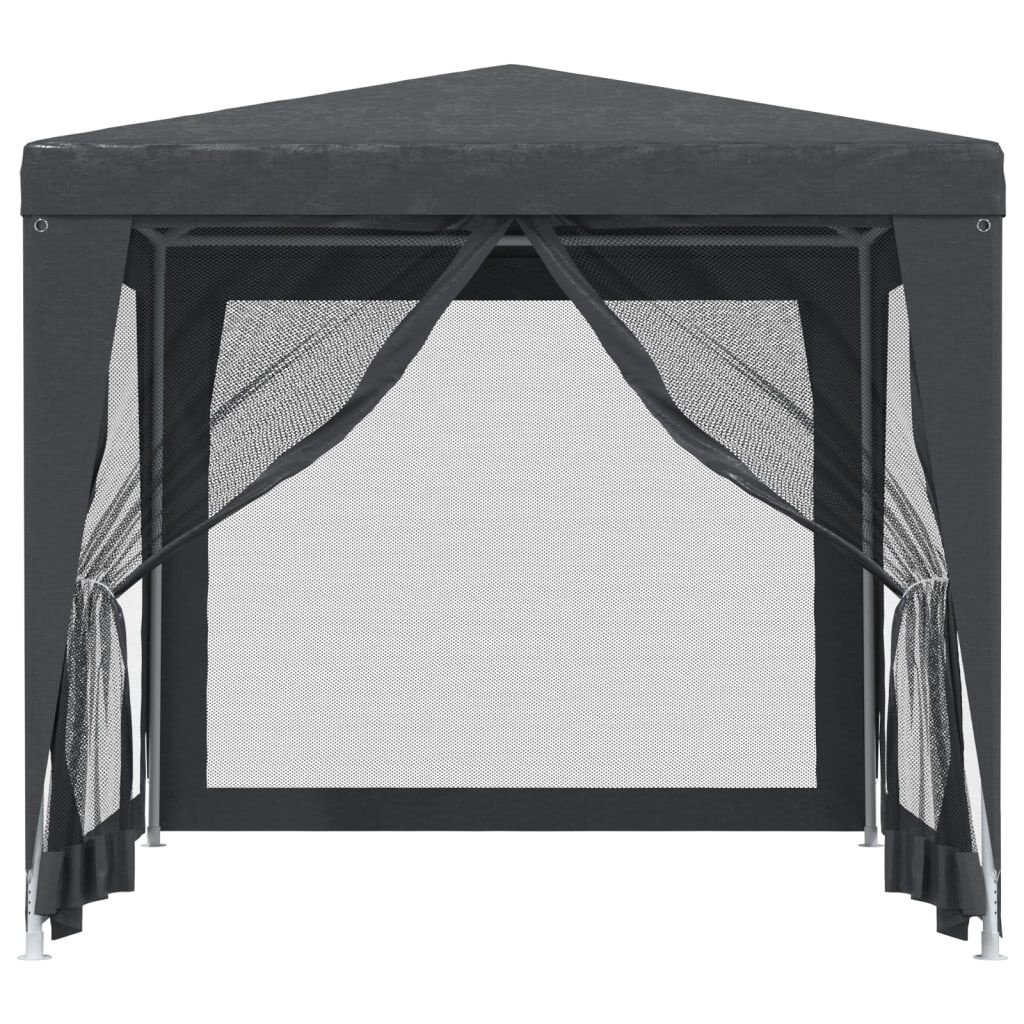 Partytent 2.5x2.5m HDPE Antraciet - 34% Korting!