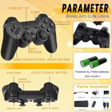 PZNETUE Upgrade Retro Konsole Spielkonsole Game Stick, 20,000+ Spiele mit 2 Wireless Controllern, Plug & Play HDMI für TV, Geschenk für Erwachsene & Familien (G8-Pro)