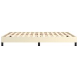 vidaXL Bedframe kunstleer crèmekleurig 140x200 cm