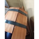 vidaXL Plantenbak wensput 40x40x84 cm vurenhout