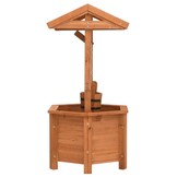 Houten Wensput Plantenbak 40x40x84 cm - 54% Korting!