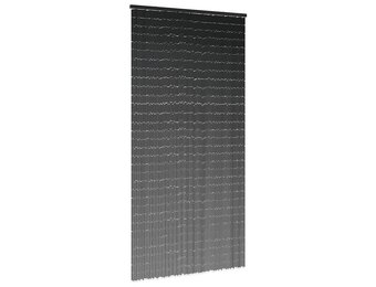 vidaXL Insectengordijn 100x220 cm bamboe donkergrijs