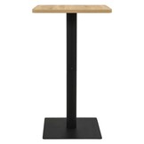 vidaXL Bistrotafel 70x70x107 cm eikenkleurig