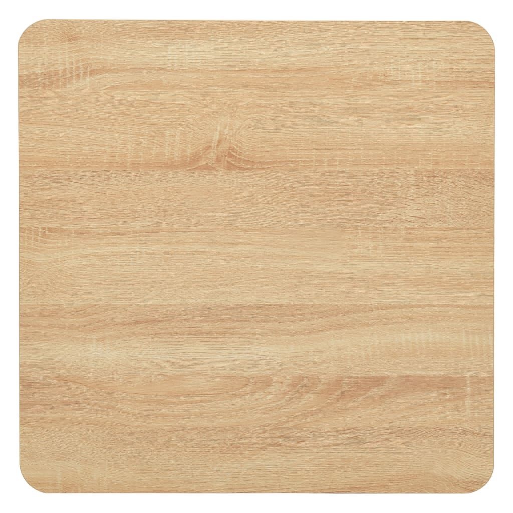 vidaXL Bistrotafel 70x70x107 cm eikenkleurig