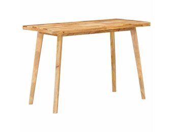 vidaXL Eettafel Naturel 100 x 55 x 75 cm Massief Mango Hout
