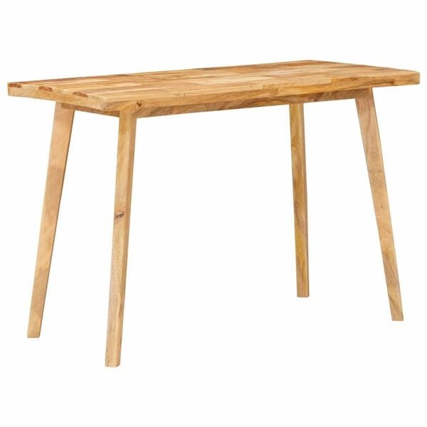vidaXL Eettafel Naturel 100 x 55 x 75 cm Massief Mango Hout
