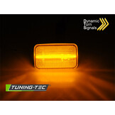 Dynamische LED Zijknipperlichten Smoke E-gekeurd Set voor VW Golf 1, Golf 2, Corrado, Jetta