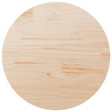 vidaXL Tafelblad Ø90x2,5 cm massief grenenhout