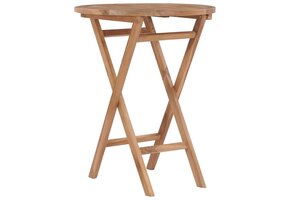 Opvouwbare Tuintafel van Massief Teakhout - 60 cm - 41% Korting!