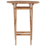 vidaXL Tuintafel inklapbaar 60 cm massief teakhout