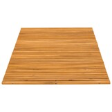 vidaXL Badmat Effen Bruin 100 x 60 cm Hout