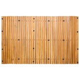 vidaXL Badmat Effen Bruin 100 x 60 cm Hout