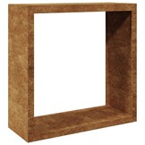 vidaXL Brandhoutrek 100x40x100 cm weervast staal