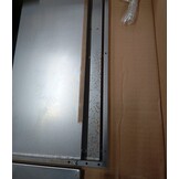vidaXL Brandhoutrek 100x40x100 cm weervast staal