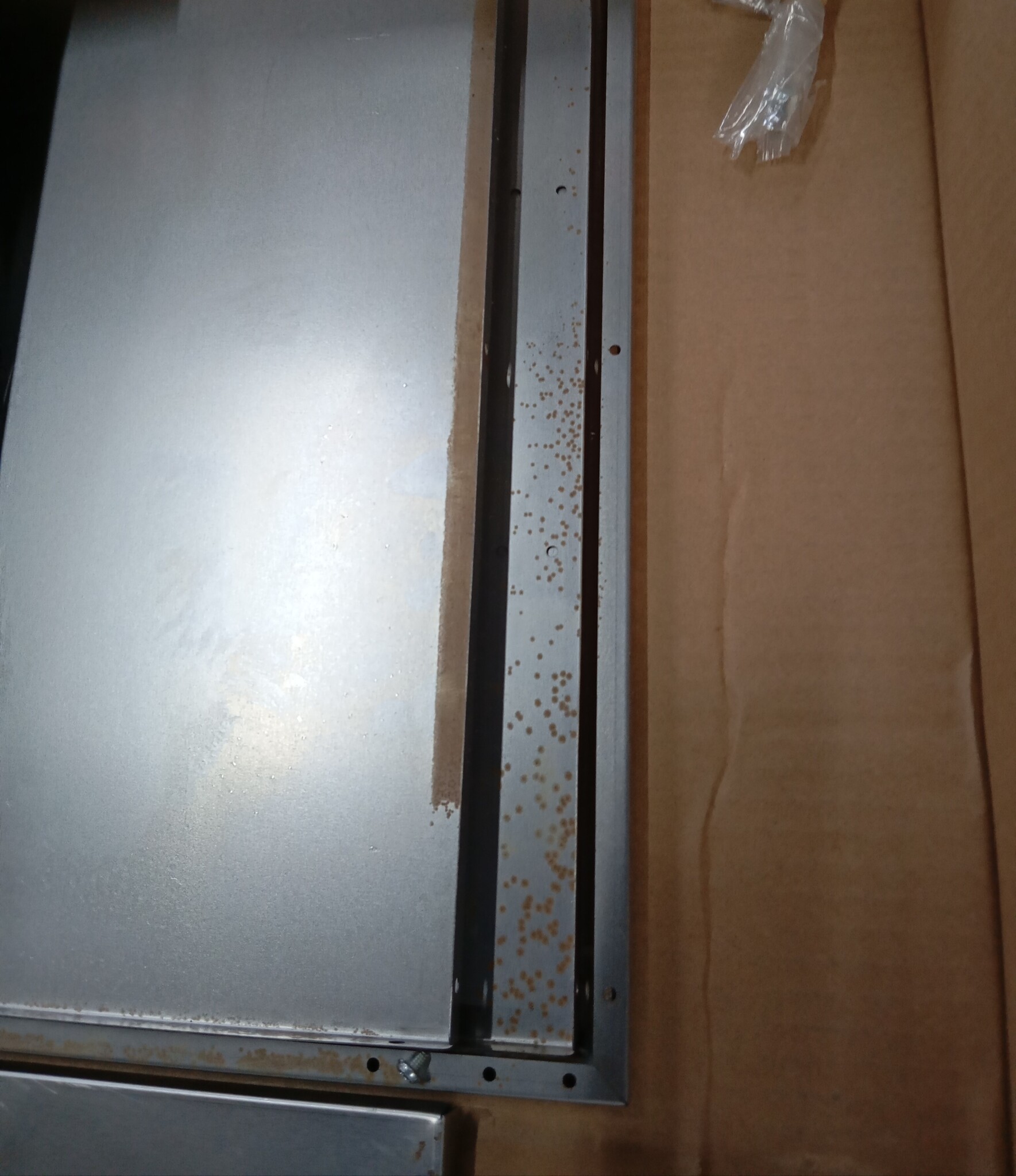 vidaXL Brandhoutrek 100x40x100 cm weervast staal