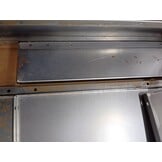 vidaXL Brandhoutrek 100x40x100 cm weervast staal