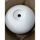 Verlichte Bloempot LED Wit 50 cm Hoog Polyethyleen