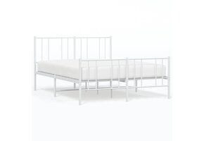 Wit Metalen Bedframe 150x200 cm - 41% Korting!