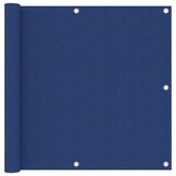 vidaXL Balkonscherm 90x400 cm oxford stof blauw