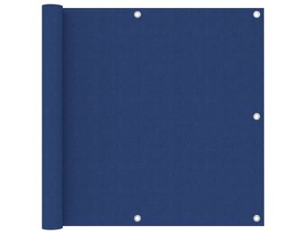 vidaXL Balkonscherm 90x400 cm oxford stof blauw