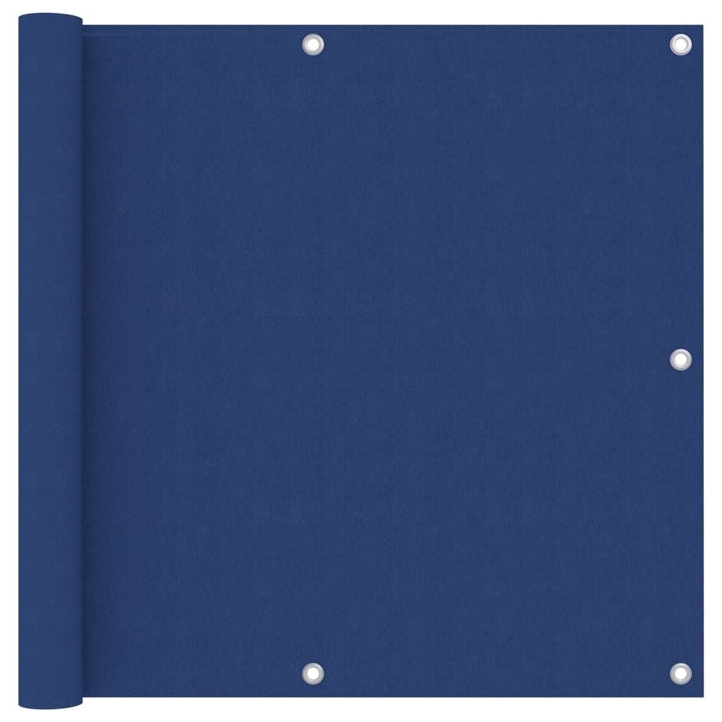vidaXL Balkonscherm 90x400 cm oxford stof blauw