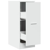 vidaXL Apothekerskast 30x41x77,5 cm bewerkt hout wit