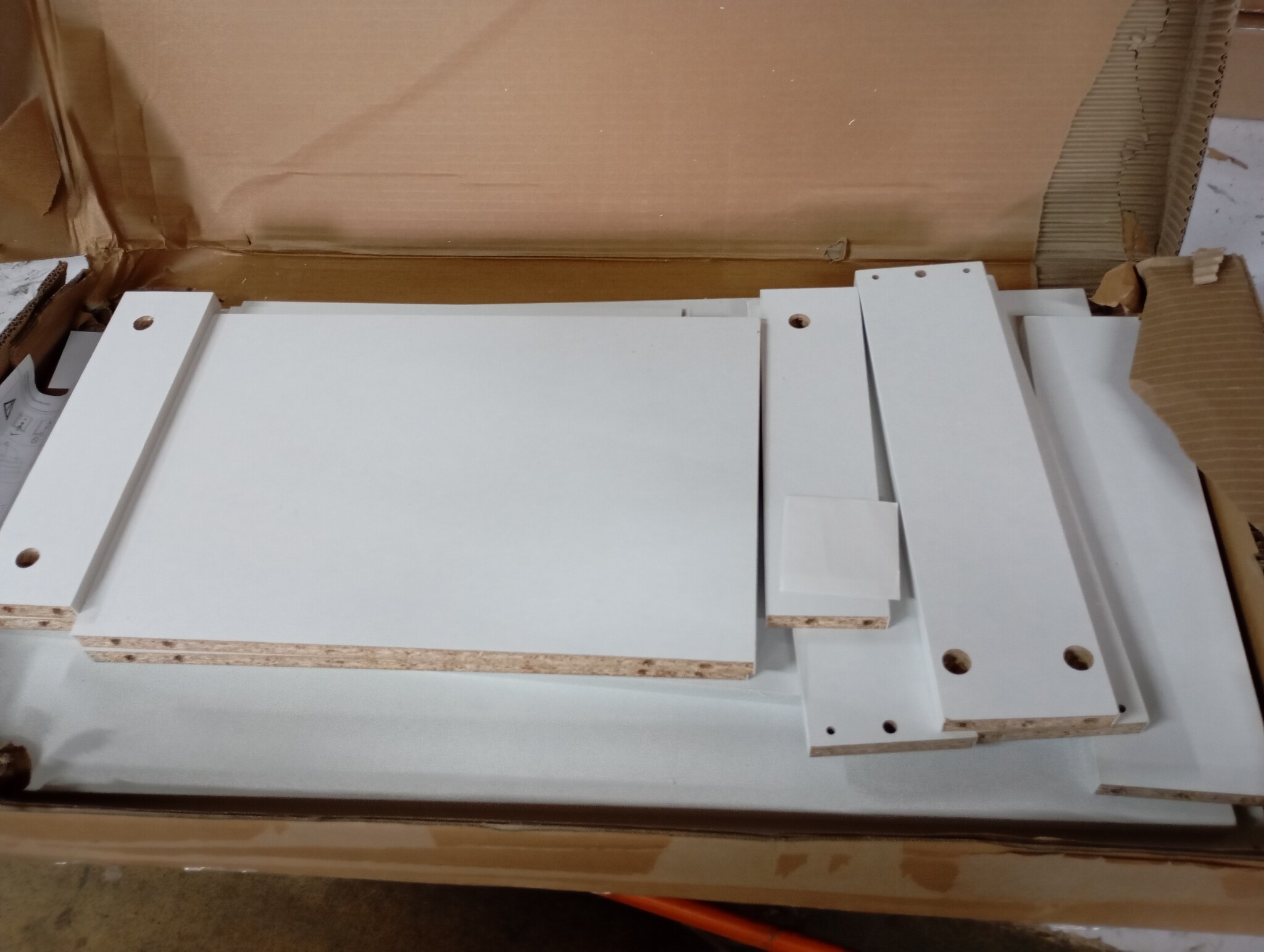 vidaXL Apothekerskast 30x41x77,5 cm bewerkt hout wit