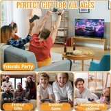 PZNETUE Upgrade Retro Konsole Spielkonsole Game Stick, 20,000+ Spiele mit 2 Wireless Controllern, Plug & Play HDMI für TV, Geschenk für Erwachsene & Familien (G8-Pro)