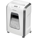 Fellowes papierversnipperaar 12 vel cross-cut (P4), papiervernietiger voor kantoor en thuiskantoor, Powershred FS-12C, krachtige papiervernietiger met 19 liter afvalbak, verwerkt creditcards, wit
