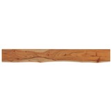 vidaXL Wandschap rechthoekig natuurlijke rand 140x20x3,8 cm acaciahout