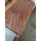vidaXL Wandschap rechthoekig natuurlijke rand 140x20x3,8 cm acaciahout