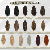 Paardenstaart Haarverlenging Rood 45cm Krullend 57% Korting