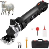 Elektrische schaapsschaar, 900 W, professionele scheerschaar, 6 snelheden, high-performance botershaartrimmer, schaapsscheermachine voor dieren, schapen, wol, geiten