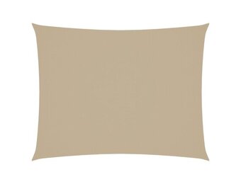 vidaXL Zonnescherm rechthoekig 3x6 m oxford stof beige