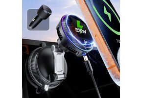 MagSafe Auto Oplader iPhone 15-17 Pro Max: 25W Snelladen, TEC Koeling, 7 Kleuren