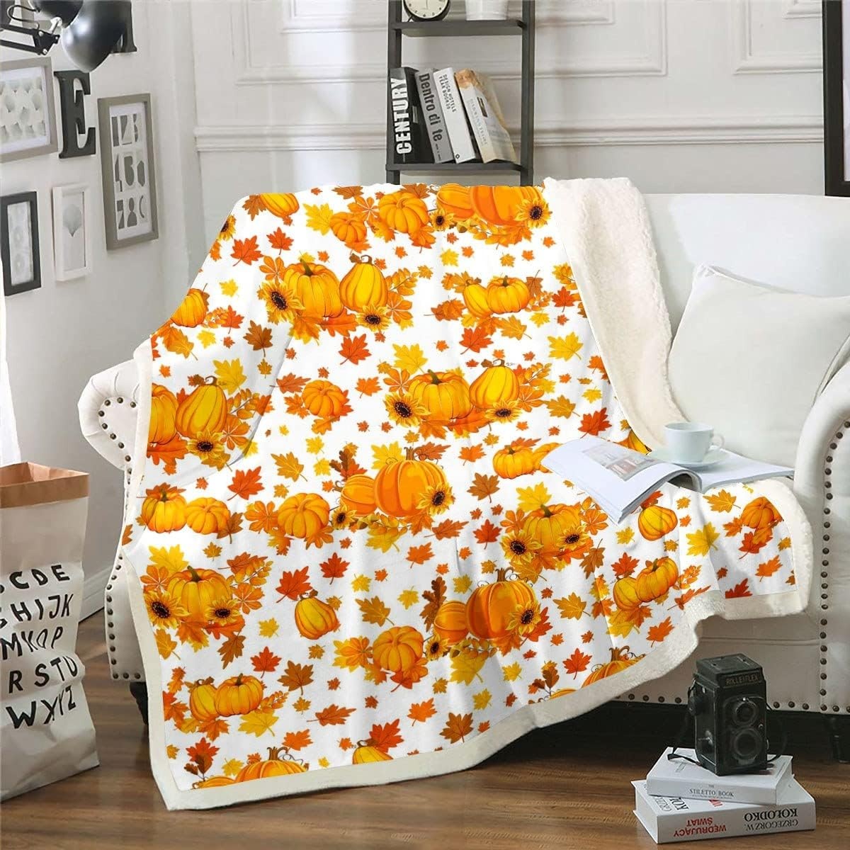 Herfst Plaid 229x229 cm | Zacht & Warm | 59% Korting